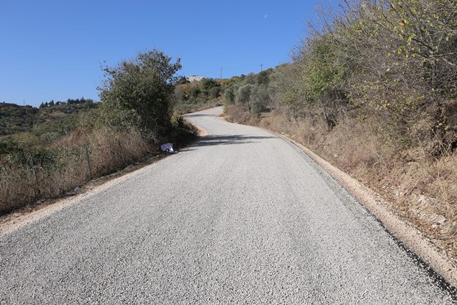 Defne Orhanlı da yol yapımı