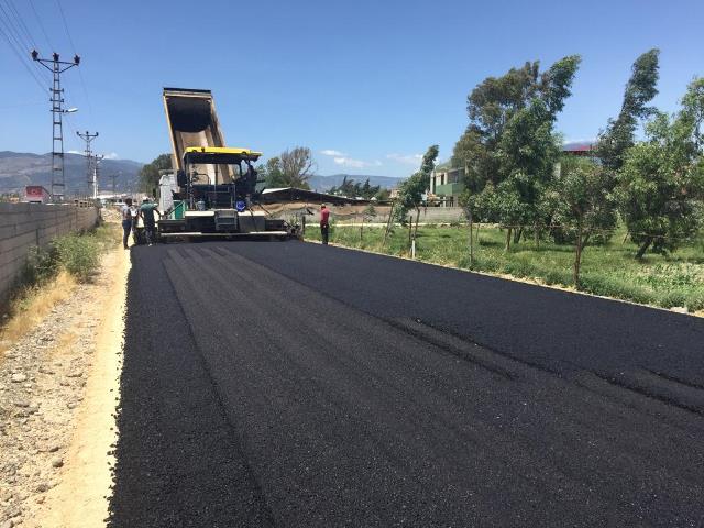 Gülova da beton asfalt çalışmaları başladı