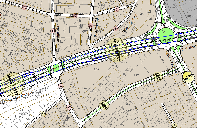 İskenderunm da trafiği rahatlatmak için çalışma yapılıyor