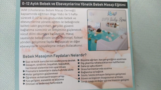 BUFY Baby Spa hizmete giriyor