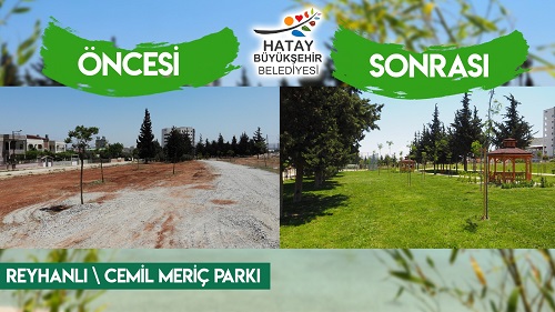 HBB Reyhanlı Cemil Meriç Parkı hizmete açıldı