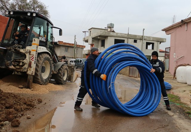 Kozkalesinin içmesuyu şebekesi karşılanıyor