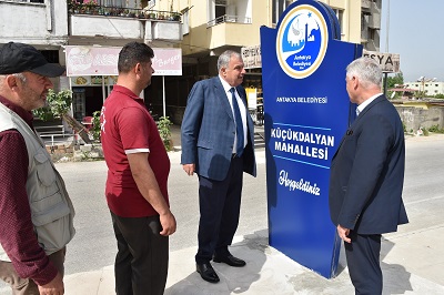 Mahalle isimleri artık daha estetik tabelalarda yer alacak