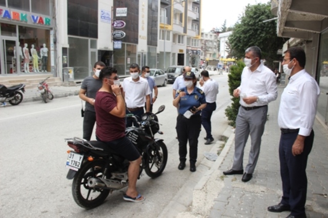 Koronavirüs denetimleri konulu genelge kapsamında Samandağ da denetimler yapıldı