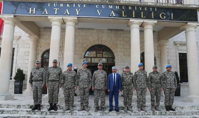 Zeytindalı Komutanlarından Vali Doğana ziyareti