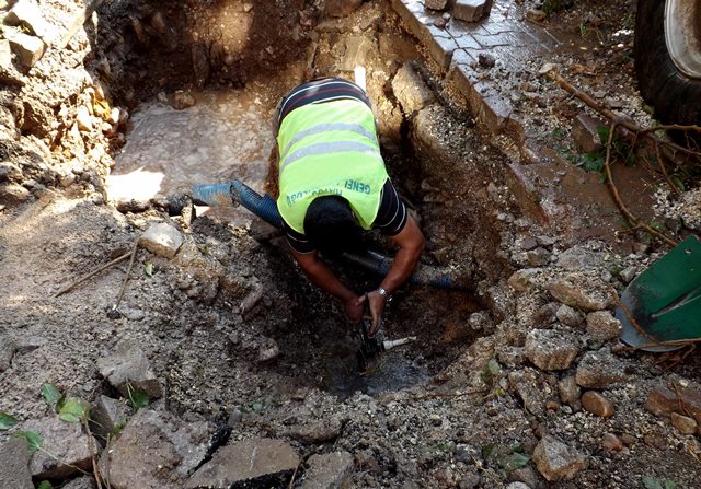 Kırıkhandaki içme suyu arızasına hızlı müdahele