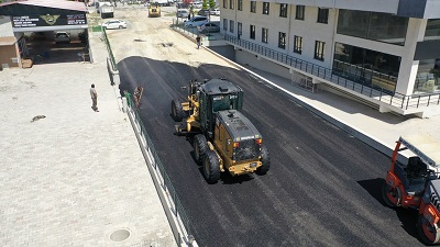 Odabaşı Mahallesinde asfaltlama başladı