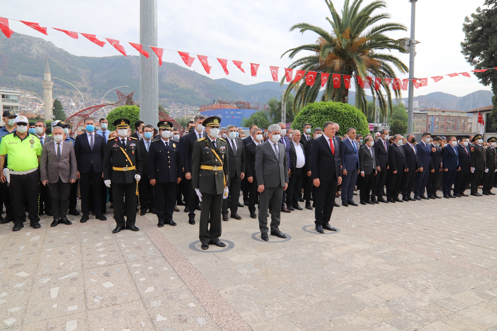 29 Ekim cuhuriyet bayramı Hatay da törenle kutlandı