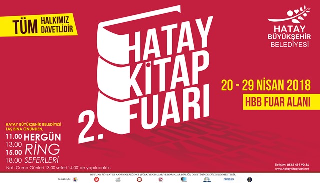 İkinci Hatay kitap fuarı başlıyor