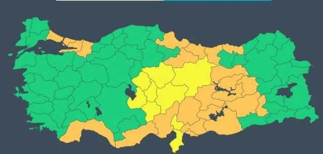 Hatay için don çığ uyarısı