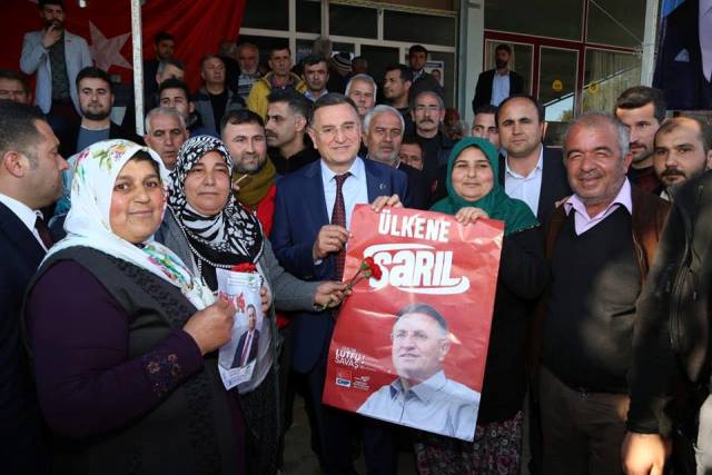 Hassa da Millet İttifakının seçim bürosu açılışına yoğun ilgi