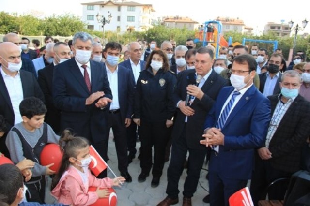 Şehidin doğup büyüdüğü mahalleye park yapıldı