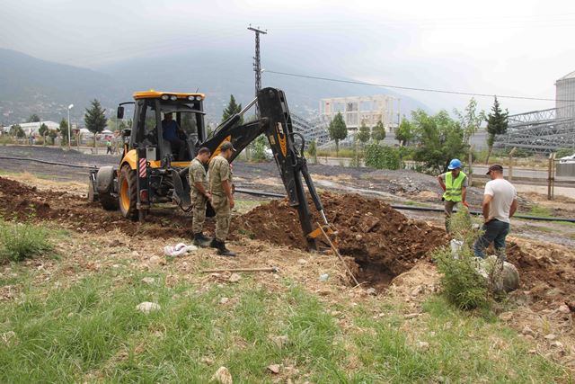 Ahmet Tor Kışlası’nın içme suyu hattı yenilendi 