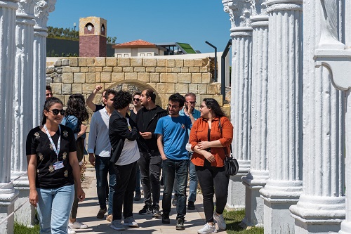 Arkeoloji öğrencileri EXPO alanında ders gördü