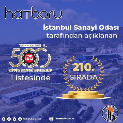 HATBORU Türkiye’nin ikinci 500 şirketi sıralamasında