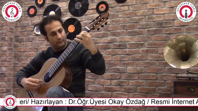 Özdağın gitarın dinletisi ilgiyle izlendi