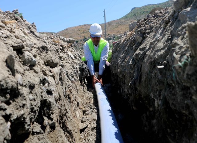 Tekebaşı içme suyu şebekesi ihtiyacı karşılanıyor