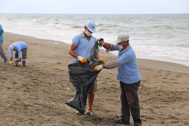 Mavi sulardan 482 ton atık toplandı