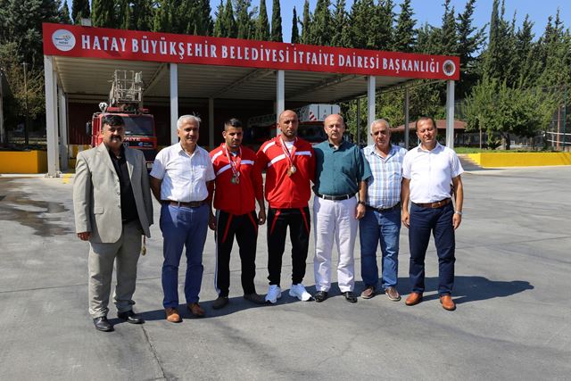 HBB İtfaiye personellerinden aba güreşinde üstün başarı