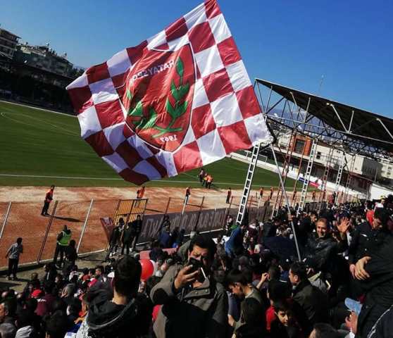 Hatayı donatalım Bordo Beyazla