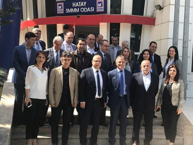 Hatay SMMM Odasına nezaket ziyareti