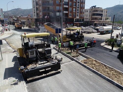 HBB Samandağ sokaklarını asfaltlıyor