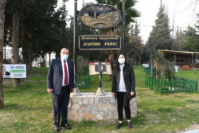 Yılmaz kışlasaray mahallesi Atatürk parkında incelemelerde bulundu