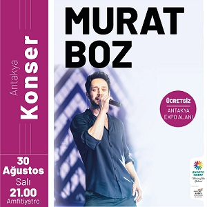 Murat Boz 30 Ağustos'ta Expo'da