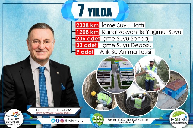 7 Yılda 3546 km yeni altyapı 