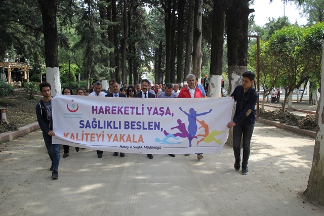 Atatürk Parkında Dünya Harekat Günü yürüyüşü