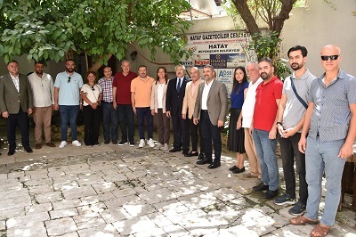 Antakya Belediye Başkanı İzzettin Yılmaz, HGC yi ziyaret etti.  