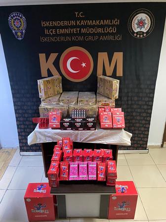 Takip edilen araçta gümrük kaçağı ürünler ele geçirildi