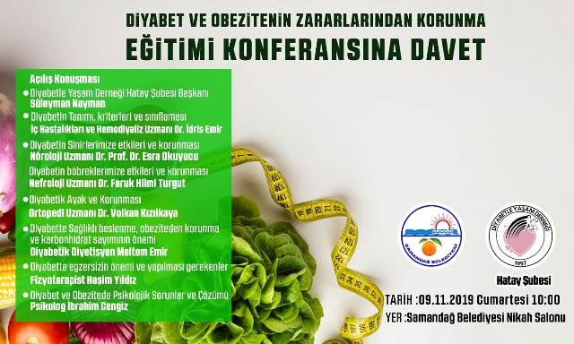 Samandağda Diyabet ve Obezite konferansı