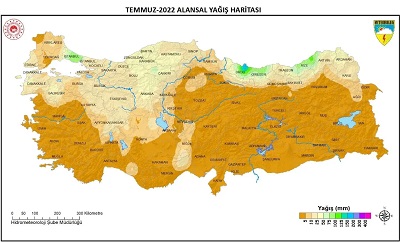 Hatay, Temmuz ayında en az yağış alan il oldu