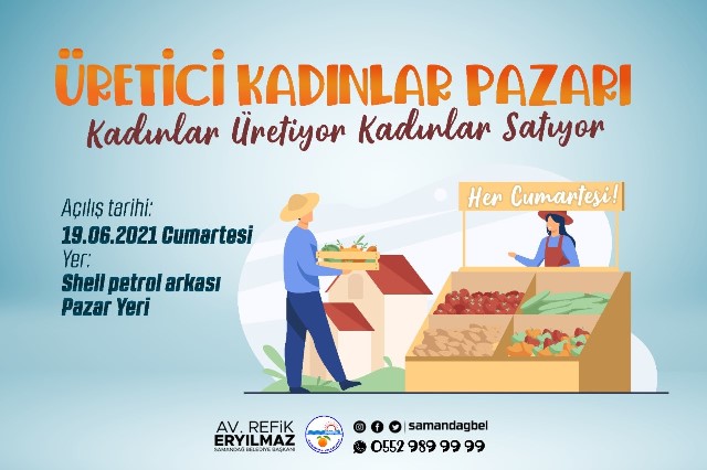 Samandağ da Üretici Kadınlar Pazarı açıldı