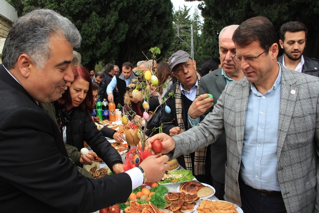 Samandağ da Paskalya bayramı kutlamaları