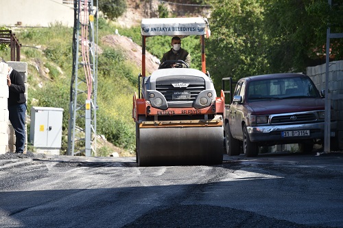 Antakya Belediyesinden asfalt çalışması