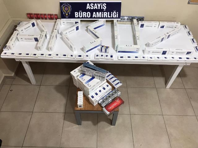 510 paket gümrük kaçağı sigara ele geçirildi