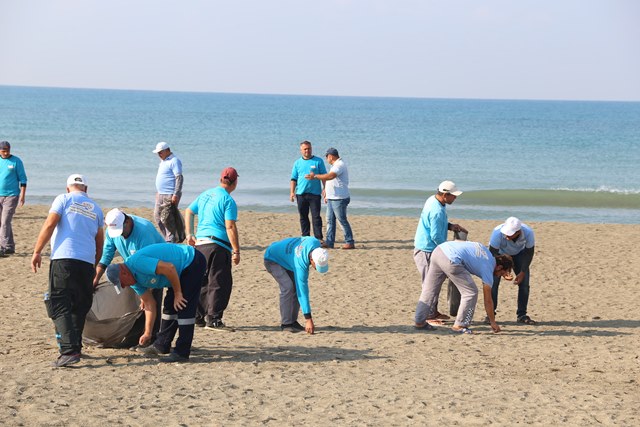 7 ayda 900 ton atık toplandı