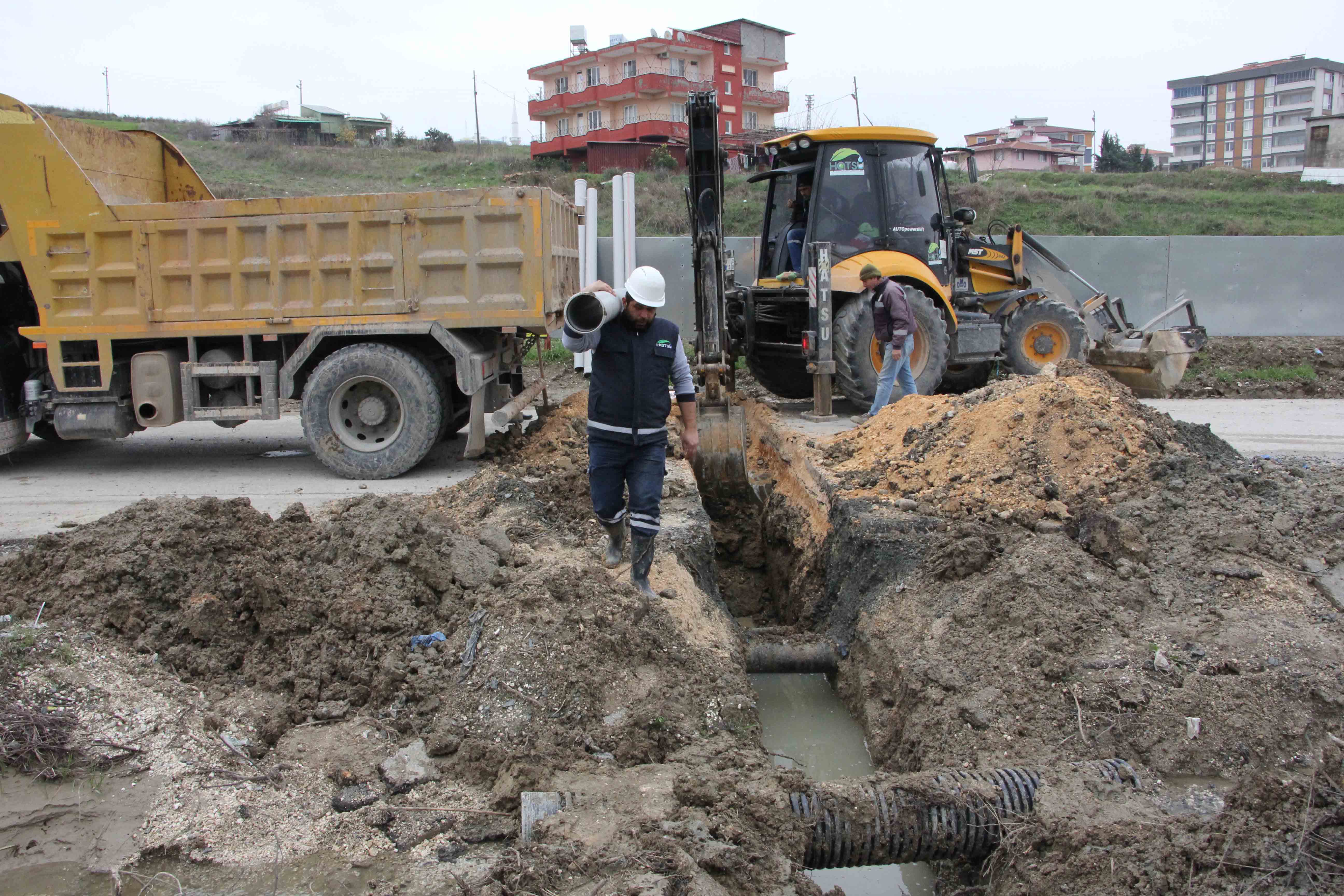 Altyapısı eksik meskenlerin ihtiyacı karşılanıyor