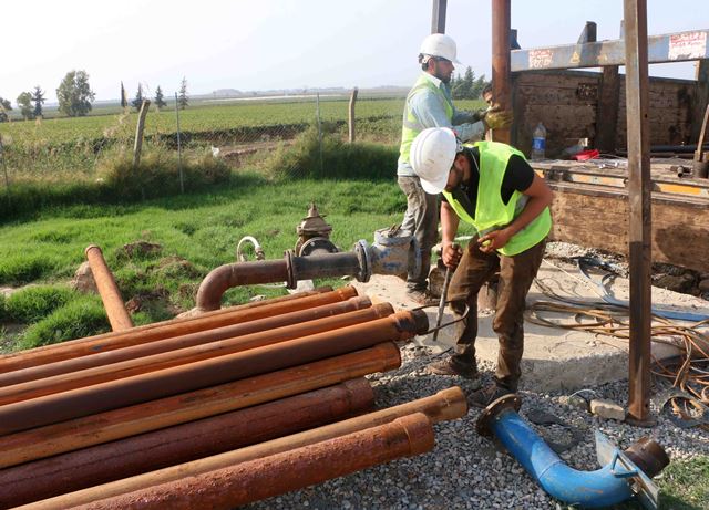 İçmesuyu kuyularında bakım ve onarım sürüyor