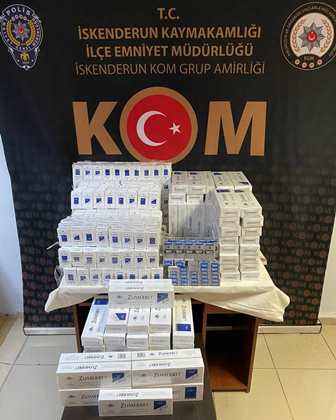 Tırdan bin 740 paket kaçak sigara çıktı