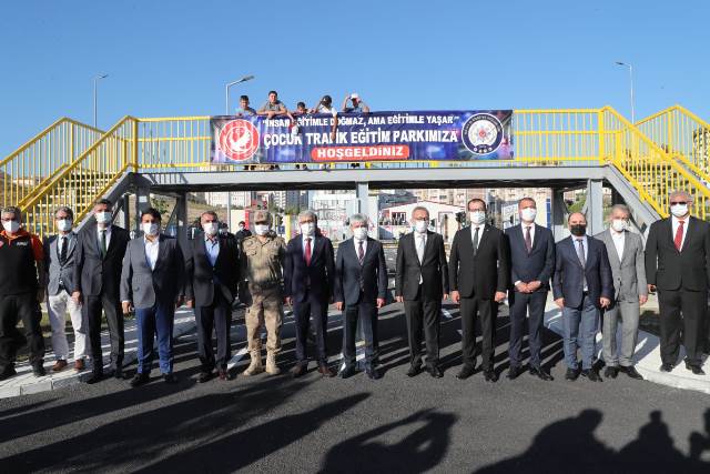 Çocuk Trafik Eğitim Parkının Hizmete Alım Töreni Gerçekleştirildi