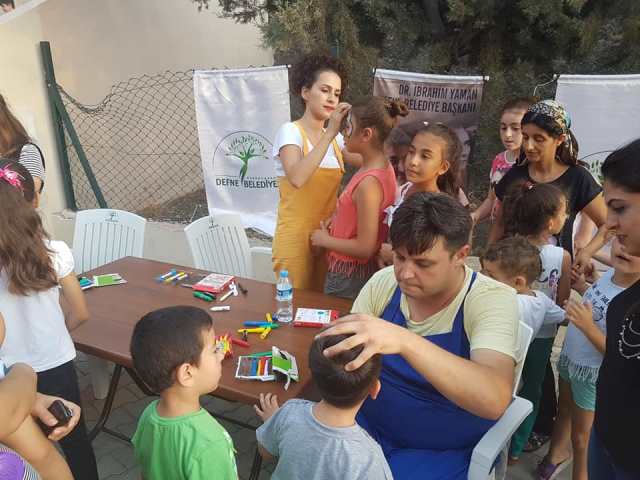 Defne Belediyesinin Çocuk Şenlikleri ilgi görüyor