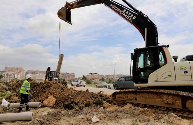 Saraycıka kanal bağlantısı yapıldı