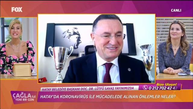 Başkan Savaş FOX TV nin canlı yayın konuğu oldu