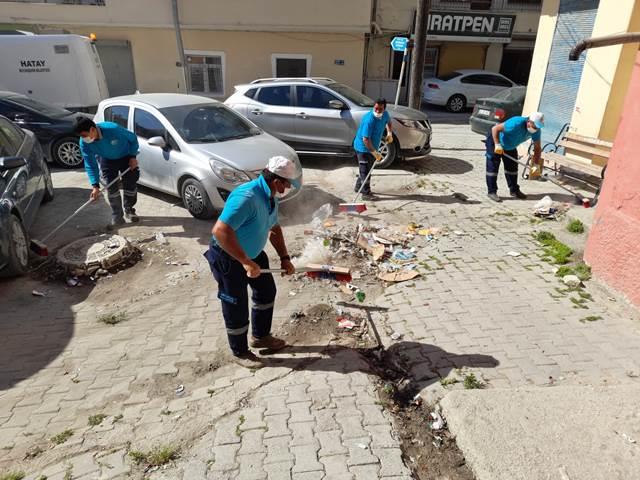 Antakya Belediyesinden detaylı temizlik çalışması