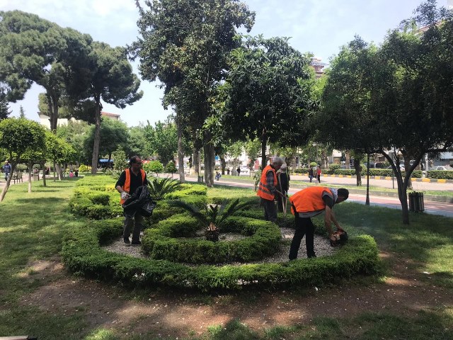 15 Temmuz Milli İrade Parkındaki ağaçlara şekil veriliyor