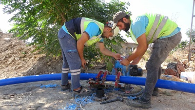 Altınözü merkez mahalleler için yeni kuyu devreye alındı