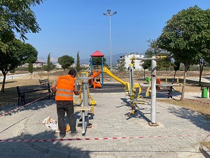 Parklarda bakım ve onarım çalışmaları devam ediyor